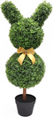 green plant, rabbit, modeling, decorative tree, home decoration ornaments