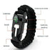 Paracord Survival Bracelet 5 in 1 - Black