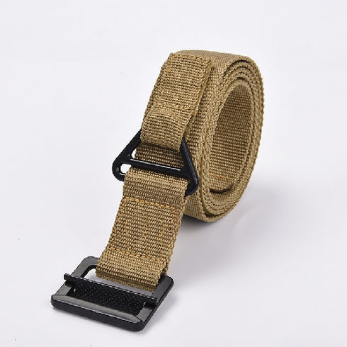 Adjustable Unisex Nylon Polypropylene Tactical Outdoor Security Guard Belt Alloy for Buckle Resistant Fabric Belts for Rescue