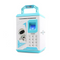 Robot Piggy Bank Kids ATM Electronic Fingerprint Password Money Safe - Blue