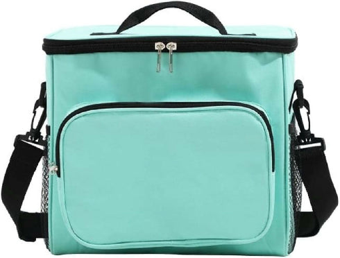 Insulated Lunch Bag with Double Compartments