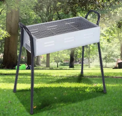 Portable Stainless-Steel Grill for Outdoor Picnic