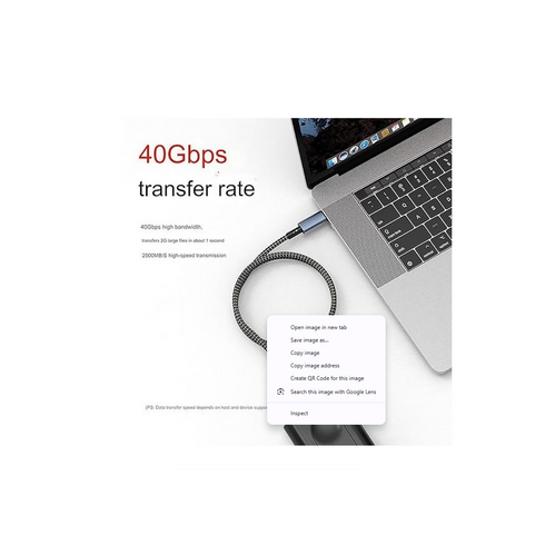 USB-4 Data / Fast Charge Cable (Type C to Type C) - 2m