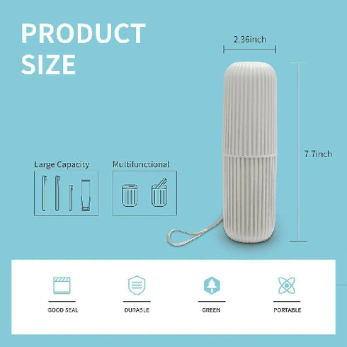 Toothbrush case made of food grade PP materials.