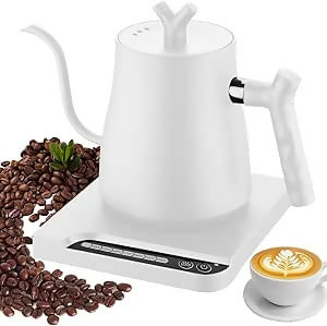 1L Intelligent Temperature Controlled Hand Brewed Coffee Electric Kettle