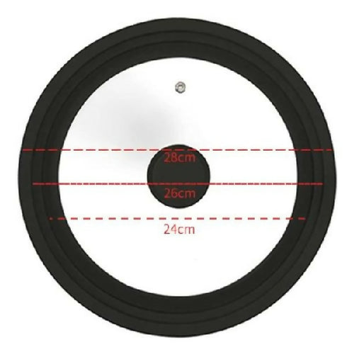Universal Silicone Round Pot Lid (24cm, 26cm & 28cm)