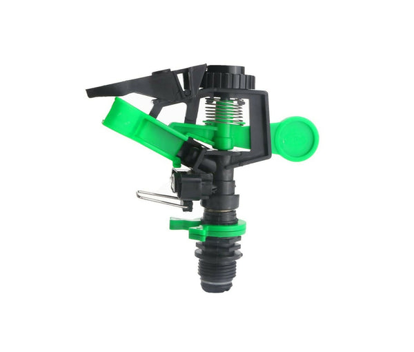 Impact Sprinkler Head Adjustable 0-360 Degree 34Ft-60Ft Spray Distance - 1/2