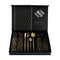 24 Piece Fork and Spoons Set-Gold