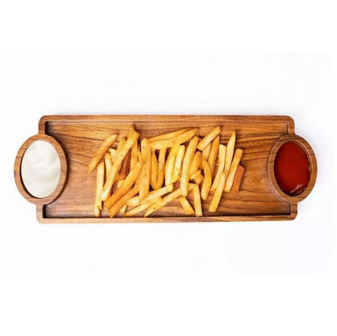 Serving Platter With Handle