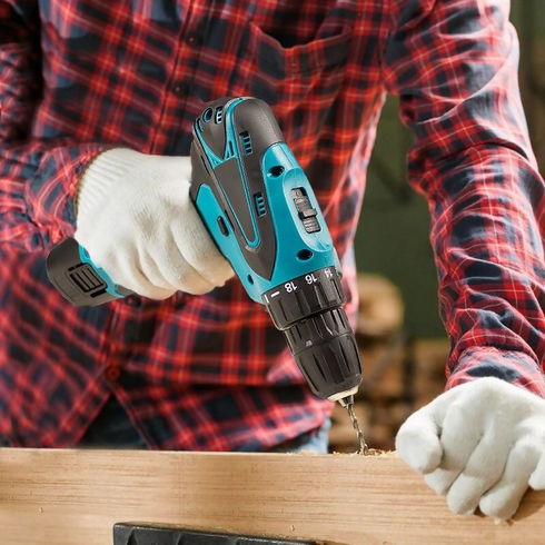 Cordless Rechargeable Lithium-Ion Drill and Screwdriver Set