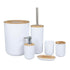 Bathroom Accessories Set Modern Decor Bamboo Lid Bathroom Kit