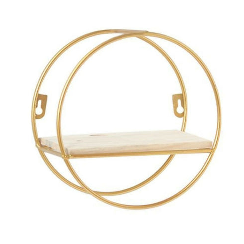 Home Decor Geometric Nordic Wall Hanging Shelf Decoration - Round - M