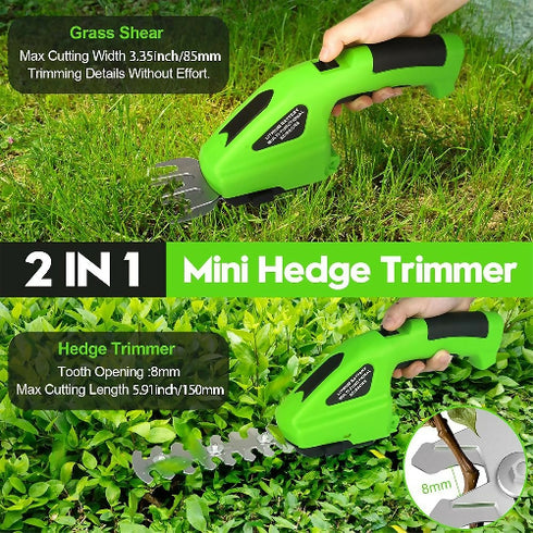 Cordless Multi-Functional Lithium Battery Hedge Scissor
