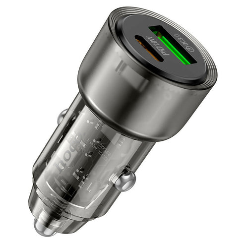 Hoco High Power Crystal Mini Car Charger 38W - Z52
