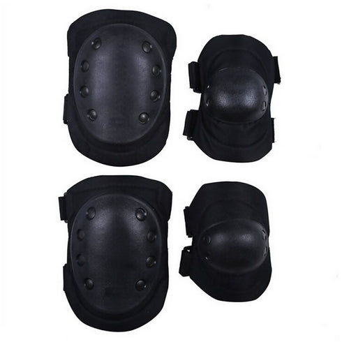 Outdoor Safety Tactical Knee and Elbow Pad Set