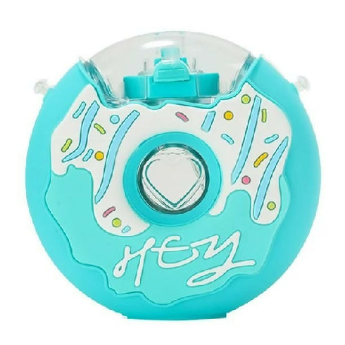 Cartoon Rainbow Donut, Shaped Water Bottle