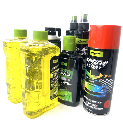 Wash and wax shampoo for cars