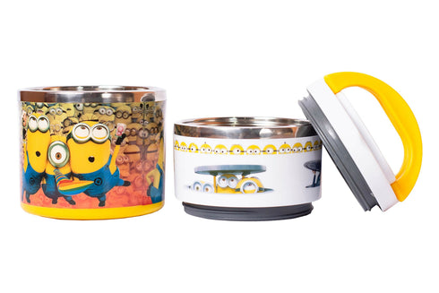 Vacuum Insulated 2 Tier Children Food Storage Great Lunch Box for School & Picnics