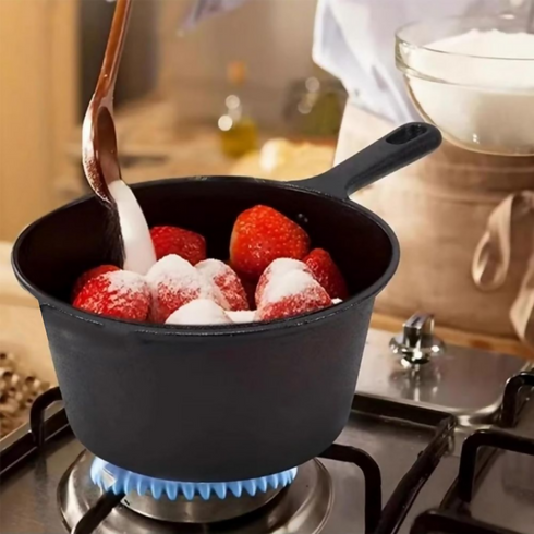 Heavy Cast Iron Roasting Saucepans for Grilling 24x17.2x4.8cm