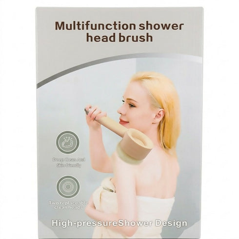Exfoliating Shower Brush With Two Heads