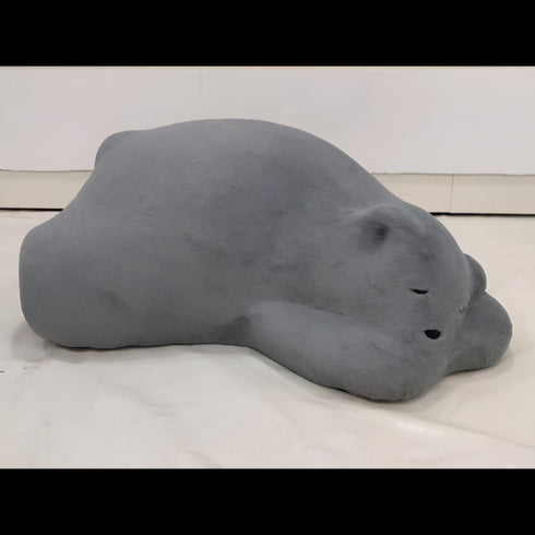 Multi-Purpose Bear Floor Cushion - Grey