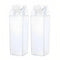 Plastic Milk Box Shaped Water Bottle-set of 2