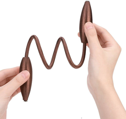 2 Pack Curtain Tiebacks -Brown