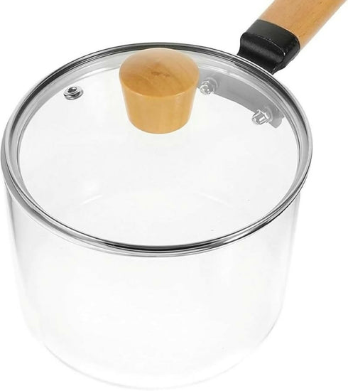 Heat Resistant Glass Cooking Pot for Cooking