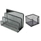 Modern Mesh Desktop Stationary and Book Organizer Set