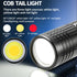 Tactical Flashlight with Detachable Handle, Black