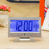Sound Sensor Light Up LCD Digital Table Alarm Clock Calendar Temperature Display