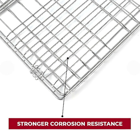Portable Outdoor Camping Barbecue Cage for Fish