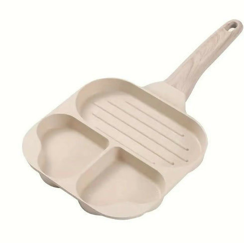 Aluminum Heart - Shaped Frying Pan 3 in 1