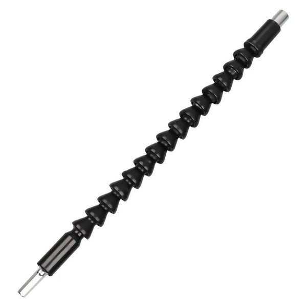Flexible Drill Bit Extension, Black, Screwdriver Bit Holder, Bendable Shaft for Hard-to-Reach Areas