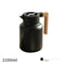 2100ML Japanese Stainless Steel Kettle Wooden Handle Durable Insulated Water Pot for Cold Vacuum Flasks Thermoses