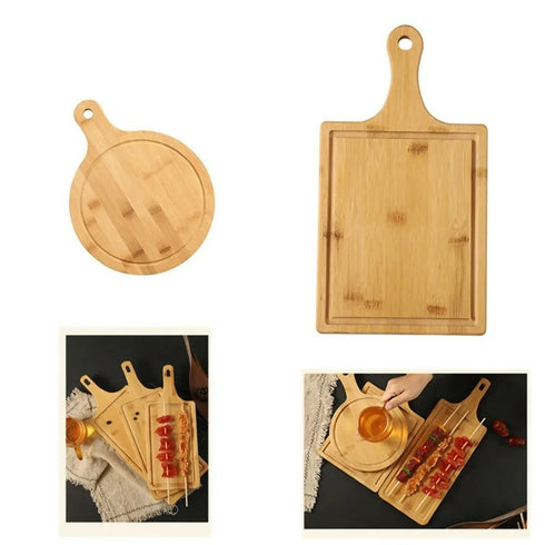 Pizza Fruit Cutting Board with Handle