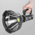 Super Bright LED Spotlight USB Rechargeable Outdoor Flashlight