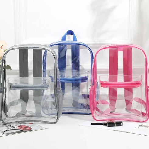 Fashion Plastic Transparent PVC Backpack