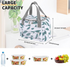 Insulated Thermal Breakfast Lunch Bag - Forest Leaves