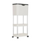 Kitchen Three-Layer Mobile Trash Can - Clean White