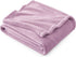 Portable Lightweight Plain Fleece Throw Blanket