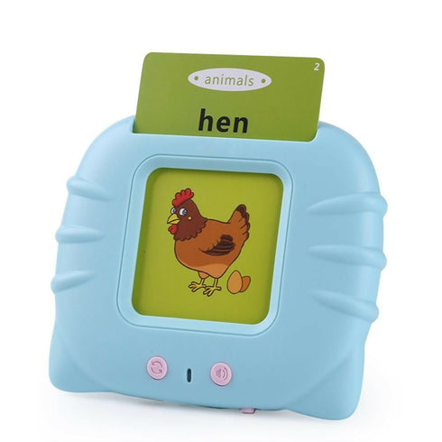Educational Audible Card Reading Toy - BLUE