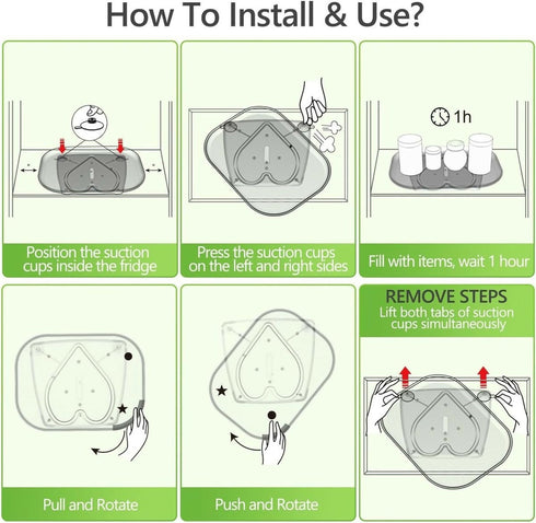 Fridge Rotating Tray