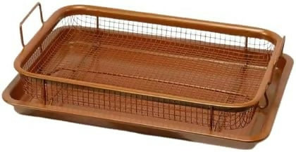 Non-Stick Copper Crisper Tray Set - Rectangle