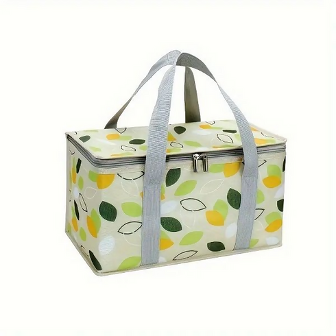 Large Capacity Outdoor Picnic Bag, Home Storage Cooler - Green