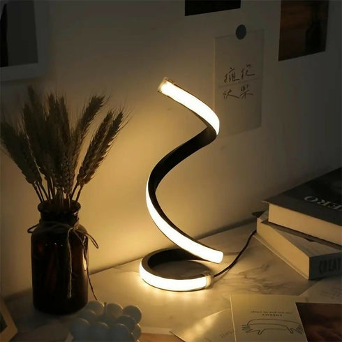Dimmable Spiral LED Table Lamp
