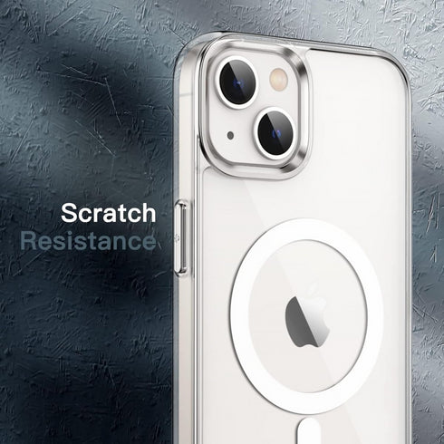 Protective MagSafe Clear Back Case Compatible with iPhone 13/14