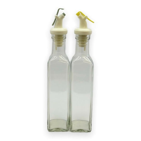 Olive Oil and Vinegar Dispenser - Household Glass Oil Bottle