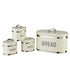 Loaf Bread Bin and Coffee Sugar Tea Canister Set