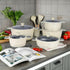 Modern Nobel Nonstick Cookware Set Glass Lid
